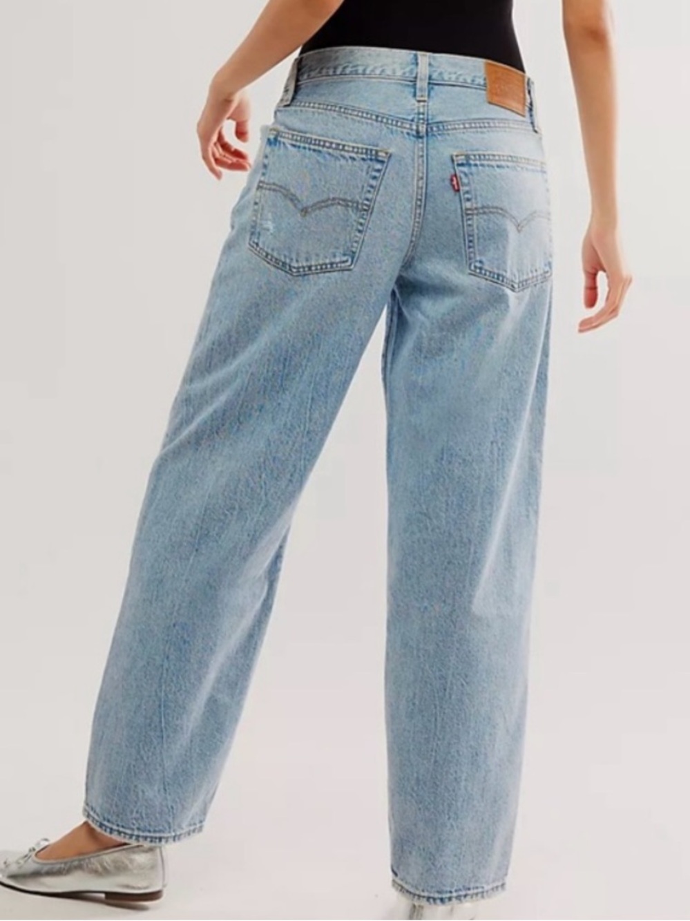 Levi’s Baggy Dad Denim Jeans Light Wash Blue Size 26